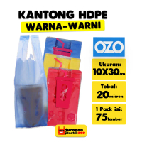 Kantong Plastik Gelas 1 OZ- Warna Warni UK 10x30 HDPE Biru