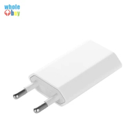 EU USB AC Wall Power Adapter Charging Phone Charger Adapter for Apple IPhone 5 5c 5s 6 6s 6 Plus EU Plug 200pcs