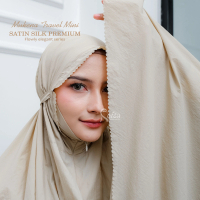 RAISA HIJAB | MUKENA Travel SATIN SILK PREMIUM POLOS BAHAN SILKY MADEENA | Mukena Muslim Panjang Wa