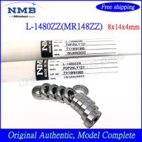 Original NMB High Speed Bearing 20/50/100PCS L-1480ZZ 8*14*4mm MR148ZZ Miniature roller ball bearing MR148 1480 8x14x4mm 1480ZZ