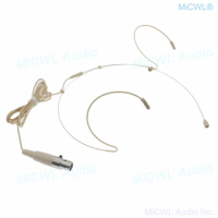 Omnidirectional Dual Ear Hooks Headset Microphone For Shure SLXD ULXD QLXD BLXD Wireless System