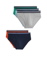 กางเกงชั้นในผู้ชาย ทรงบรีฟ Cotton Rich Cool & Fresh แพ็ค 5 ชิ้น สี Zz_Multi
