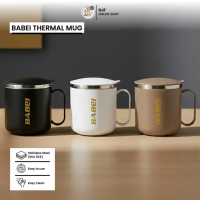 Babei Thermal Mug – Mug Stainless Steel 304 Anti Karat, Menjaga Minuman Panas & Dingin