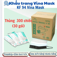 { Set 300 chiếc } Khẩu trang KF94 hàng  4 lớp kháng khuẩn Vina Mask Chuẩn Hàn Quốc Chống BụỊ,Cao Cấp