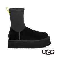 【UGG】女鞋/靴子/女靴/雪靴/Classic Dipper(黑色-UG1144031BLK)