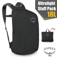 【OSPREY】Ultralight Stuff Pack 18L 超輕量多功能攻頂包.隨行包_黑