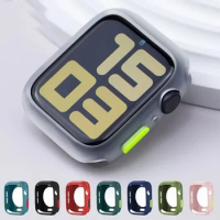 Candy Soft Silicone Case for Apple Watch 45 44mm 40mm 41mm 42mm 38mm Protection Cover for Iwatch Series 9 8 7 6 Se 5 4 3 Bumper