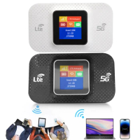 4G Lte WIFI Router Sim Card Slot Wireless Portable Router 3650mAh Mini Outdoor Hotspot Mobile WiFi Router WIFI Hotpot for Car