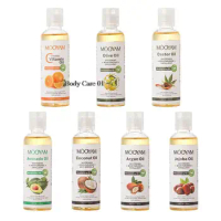 100ml Organic Esencial Oil Pure Jojoba Castor Coconut Avocado Vitamin C Olive Argan Oil Carrier Oil for Hair and Skin