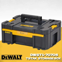 DEWALT DWST1-70705 TSTAK III Deep Drawer Storage Box With Drawer Stackable Portable Accessories Tool Case Removable Storage Tote