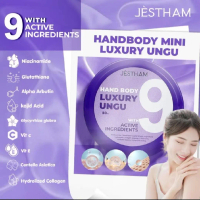 Jestham Hand Body Mini Luxury Ungu 50g - Lotion Tubuh Mencerahkan & Memudarkan Kulit BPOM NA 1824011