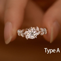 NeeTim 1CT Moissanite Diamond Rings Wedding Band for Women 925 Sterling Silver with Plated White Gol