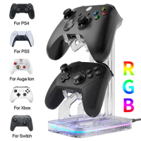 RGB Gaming Controller Holder Compatible For Switch Pro/Ps5/Ps4/Ps2/Ps3/XboxSeries Universal Controller Stand Accessories