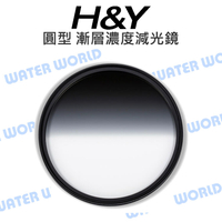 H&Y 圓型漸層濃度減光鏡【ND4 ND8 ND16】72mm 雙面鍍膜 德國肖特玻璃【中壢-水世界】