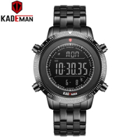 KADEMAN Men's Watch Luxury Top Brand Business Casual Quartz Wrist Watches Men Waterproof Multi-function Clock Relogio Masculino