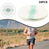 25Pcs Fixic Adhesive Patch Outdoor Sports Patch Portable Sensor Round Transparent LIBRE Sensor Water Proof Freestyle Patch Set