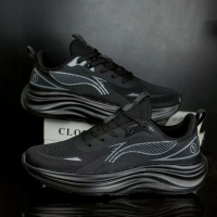 Woodpecker Men's Shoes Sports Shoes Men's 2026 Spring New Mesh Breathable Shoes Men's Shock Absorbin