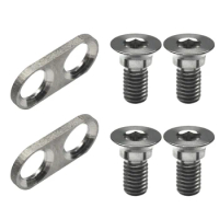 Pedal Cleat Bolt Spacers Cycling Parts For SPD M980 M780 M785 Titanium Pedal Cleat Bolt High Quality Brand New