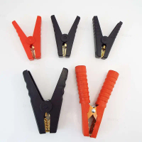 Nối Kẹp Cách Điện Cá Sấu Điện Ếch Sạc Pin Ô Tô, Kẹp Kiểm Tra Tay Cầm, Cho Dự Án Điện, VNB15