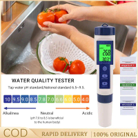 5-in-1 Water Quality Tester TDS/PH/TEMP PH Meter Multi-parameter with Backlight Water Mass Analyzer