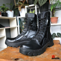 SEPATU PDL UNTUK TNI POLRI 100% KULIT ASLI PDL SATPAM SECURITY PDL UNTUK TNI AD AL AU TERBARU HITAM 