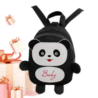 Kids Travel Backpacks Cartoon Panda Backpack For Girls Boys Prevent Lost Outings Fashion Backpack With Strap For Umbrella Books