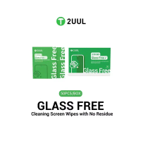 2UUL Khăn Lau Màn Hình Không Để Lại Vết 2UUL 50 Miếng/Hộp FB01 Tự Dính Loại Bụi Cho Màn Hình AquaLoc
