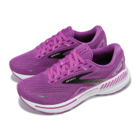 【BROOKS】慢跑鞋 Adrenaline GTS 23 女鞋 紫 黑 腎上腺素 回彈 輕量 路跑 運動鞋(1203811B510)