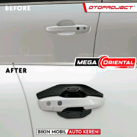 Otoproject - Paket Door handle + outer mangkok premium Destinator - Black Matte / Carbon - Cover Han