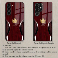 เคสแก้วสองในหนึ่งเดียว ดูดี ทนต่อการตก สไตล์ย้อนยุค เข้ากันได้กับ Samsung Galaxy S25, S24, S23, S22,