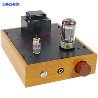 Sunbuck 12AT7 6080 Vacuum Tube Amp Amplifier 0 noise 16Ω 600Ω 1W Headphone Vacuum Tube Amplifier Audio