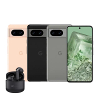 【Google】Pixel 8 5G 6.2吋(8G/128G/Tensor G3/5000萬鏡頭畫素/AI手機)(真無線耳機組)