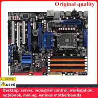 For P6T Motherboards LGA 1366 DDR3 ATX For Intel X58 Overclocking Desktop Mainboard SATA III USB3.0
