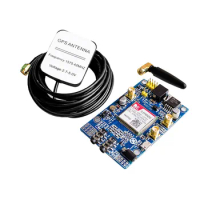 SIM808 Module GSM GPRS GPS Development Board IPX SMA with GPS Antenna for Raspberry Pi Support 2G 3G 4G SIM Card