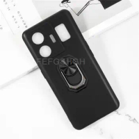 For Realme GT Neo 5 240W 6.74" GT3 Back Finger Ring Soft TPU Silicone Case For Realme GTNeo5 RMX3709 RMX3708 Phone Cover