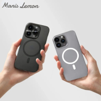 Manis Lemon Air Colors Magnetic  for iPhone 16 15 14 13 12 Pro Max Plus แม่เหล็ก ซองใส่โทรศัพท์ เคส 