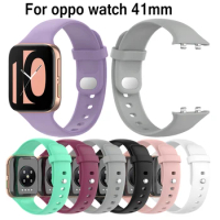 Silicone Watch Strap For Oppo Watch 41mm Watchband Colorful Wristband Sport Band new Bracelet For Oppo Watch 41mm Accessories