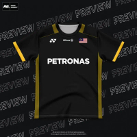 Pakaian Badminton Diperlukan untuk Kejohanan Dunia BWF 2025 oleh Petronas dan Yonex. Kemeja-T lelaki