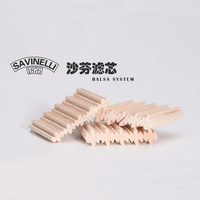 Savinelli Tobacco Pipe balsa Filters 6mm/9mm wood filter Wooden cigarette holder Smoking Accessories