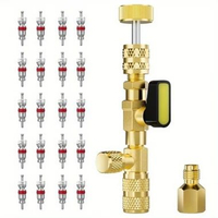 1Set Alat Service Air Conditioner Valve Core Remover Perbaikan Ac Backflow Disassembly Tool Teknik