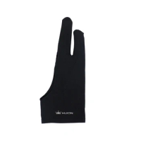 Huion Palm Rejection Artist Glove Graphics Tablet Anti-touch Two-Finger Gloves for Drawing Display P