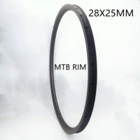 MTB Carbon Rim Asymmetric 29er Disc Bike Rim Super Light 300g Tubeless XC Carbon Mountain Bicycle Rim Carbon Mtb Wheel Rim