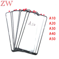 Glass with OCA For Samsung Galaxy A10 A20 A30 A40 A50 Touch Screen LCD Front Outer Glass Panel Lens TouchScreen Glass Cover