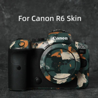 Wrap Skin For Canon EOS R R5 R6 RP R7 R8 R10 R5C Canon Camera Sticker 3M anti-scratch Protector Film Decal Cover R62 R6ii