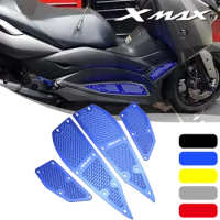Motorcycle For YAMAHA Xmax 250 XMAX 300 2017-2021 Footrest Pedals pedals Footrest MATS Pedals Aluminum alloy reinforced foot pad