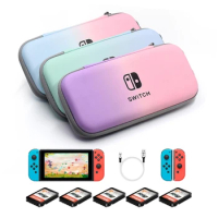 Gradient Color Design Protective Carrying Case for For Nintendo Switch Storage Bag Portable Travel Handbag Game Accessories