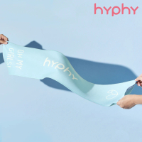 【hyphy】運動毛巾經典款-藍色潟湖(好收納及方便攜帶的「20cmx100cm」尺寸)