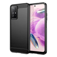 Carbon Fiber Soft Silicone Shockproof Phone Cases For Redmi Note 12 5G 12S 4G Note12 Pro Plus Note12S Back Cover