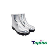 Toping 專業安全鞋｜歐規3E鋼頭防火安全鞋/P620銀/耐高溫鞋底/杜邦防火纖維KEVLAR/台灣製