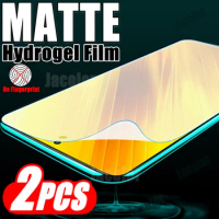 2PCS Matte Hydrogel Film For Xiaomi Poco X3 NFC GT Pro Xiaomy Poca Pocco X 3NFC 3 3GT 3Pro X3Pro X3NFC X3GT Screen Protector